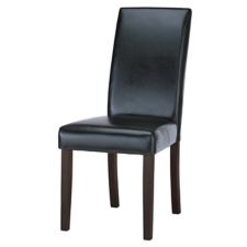 CANVAS Leather Dining Chair, Black | Canadian Tire