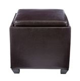 Cube de rangement Debbie Travis, brun, avec plateau
