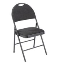 Likewise Designer Hi-Back Black Folding Chair | Canadian Tire