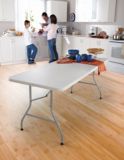 For Living 6-ft. Folding Table with Castors