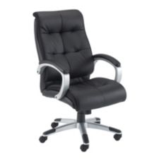 For Living Leather Executive Office Chair, Black | Canadian Tire