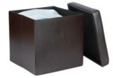 Foldable Brown Ottoman