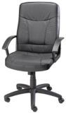 Fauteuil de bureau, cuir refendu