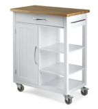 Home Collection Wooden Kitchen Cart