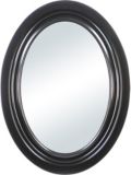 Charlotta Espresso Oval Mirror