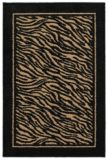 Tapis d�coratif touffet�, motif safari