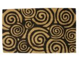 Tapis en PVC et fibre de coco, motifs de c...