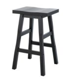 For Living 24-in Shinto Stool, Dark Espresso