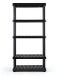 For Living Adjustable 36-in Wide 5 Shelf Rack