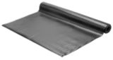 Precut Ribbed Black Runner, 27 x 6-ft.