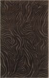 Chocolate Wave Rug, 5 x 8 ft