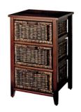Home Collections 3-Drawer Dark Chest