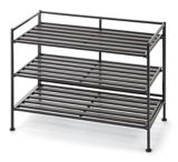 For Living Stackable 3-Tier Shoe Rack