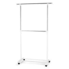For Living Adjustable 2 Rod Garment Rack