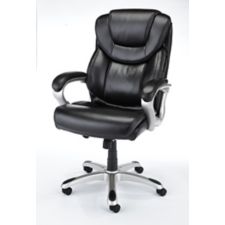 For Living Bonded Leather High-Back Office Chair | Canadian Tire