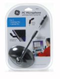 GE PC Microphone with Detachable Laptop Mic