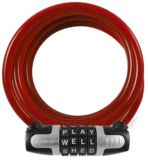 WordLock 4-Dial Combo Bike Lock, 10-mm x 6-ft