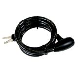 Schwinn Black Bike Key Lock, 12-mm x 6-ft