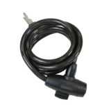 Schwinn Black Bike Key Lock, 10-mm x 5-ft