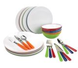 Melamine Dish Set, 25-pc