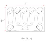 Tente Easy-Up Broadstone, 7 personnes