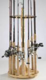 Round Floor Fishing Rod Rack