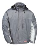 Men's Pack Jacket, Grey/White