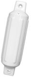 4.5 x 16 -in White Ribbed Boat Fender, 4-pk