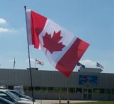 Drapeau canadien pour antenne