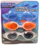 Lunettes de natation, adulte, paq. 3