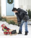 JAB Wooden Baby Sleigh