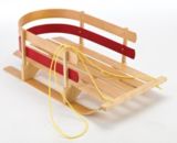 Tra�neau en bois pour b�b� Jab de luxe