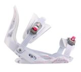 Avalanche Snowboard Bindings, Girls, White