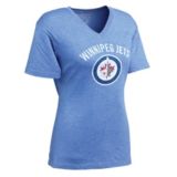 Royal Blue Winnipeg Jets V-Neck T-Shirt