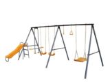 Six Station Metal Swing Set