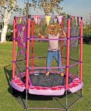 Dora/Diego Trampoline with Enclosure, 55-in