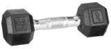 Rubberized Hex Dumbbell