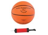 Ballon de basketball avec pompe, taille 7