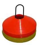 Soccer Saucers, Orange and Yellow, 50-pk