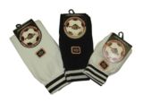 World's Best Soccer Sock, Black and White
