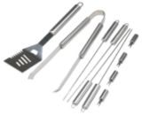 Stainless Steel BBQ Tool Set, 10-pc