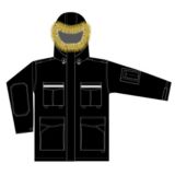 Men's Misty Mountain Black Parka