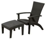 Adirondack Chair with Ottoman