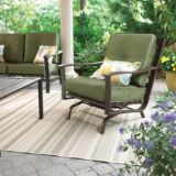 Monterey Collection Steel Cushion Action Patio Armchair