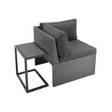 Umbra Loft Collection Corner Patio Chair with Side Table