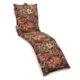 Black Floral Collection Lounge Cushion