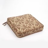 Terrace Brown Leaf Seat Pad
