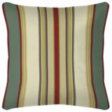 Tuscany Stripe Spa Toss Pillow for Patio F...