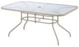 Parker Collection Patio Table, 61 x 37.5-in