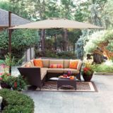 Offset Patio Umbrella, 10 x 10-ft